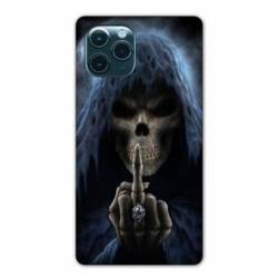 Coque Iphone 11 (5,8") tete de mort Doigt