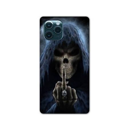 Coque Iphone 11 (5,8") tete de mort Doigt