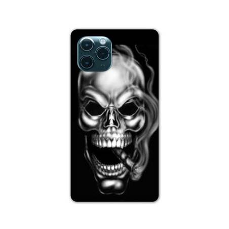 Coque Iphone 11 (5,8") tete de mort Fume