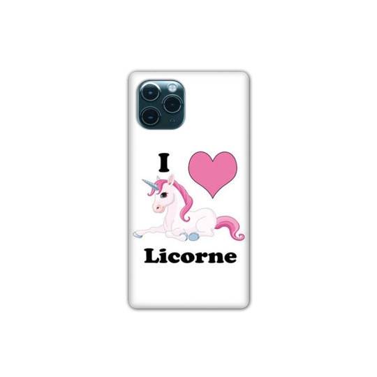 Coque Iphone 11 Pro (6,1") Licorne I love FR