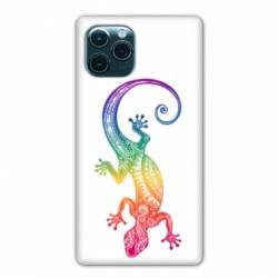 Coque Iphone 11 Pro (6,1") Animaux Maori Salamandre color