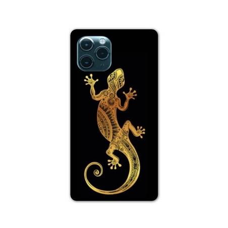 Coque Iphone 11 Pro (6,1") Animaux Maori lezard noir
