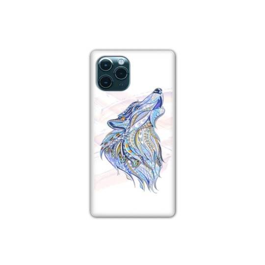 Coque Iphone 11 Pro (6,1") Ethniques Loup Color