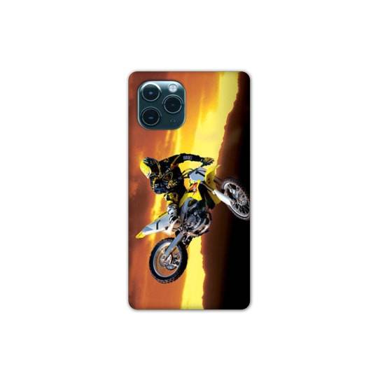 Coque Iphone 11 Pro (6,1") Moto Cross Noir