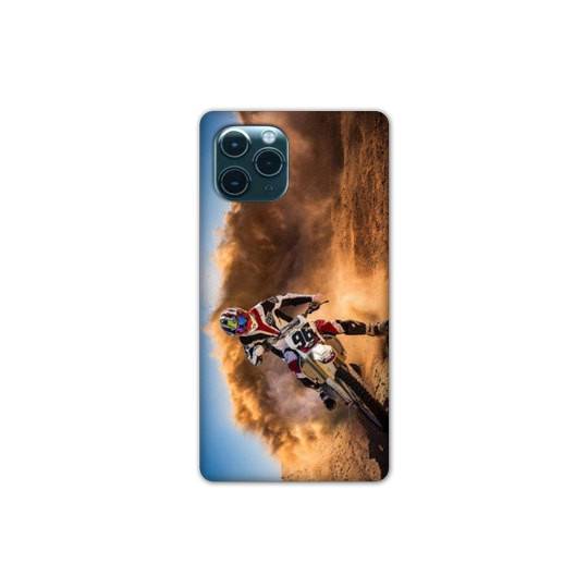 Coque Iphone 11 Pro (6,1") Moto Cross Blanc