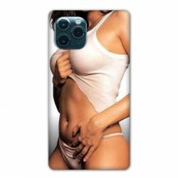 Coque Iphone 11 Pro (6,1") Sexy tee shirt blanc