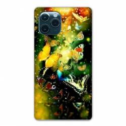 Coque Iphone 11 Pro (6,1") papillons papillon jaune