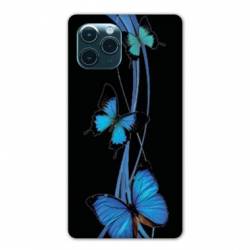 Coque Iphone 11 Pro (6,1") papillons bleu
