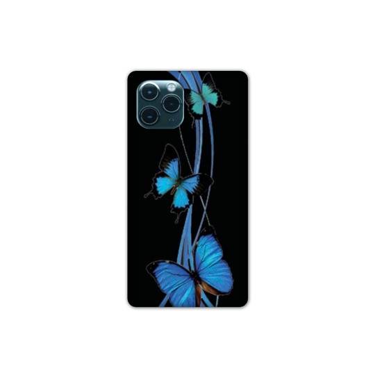 Coque Iphone 11 Pro (6,1") papillons bleu