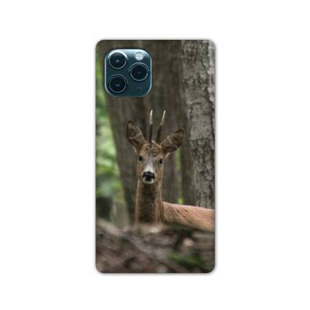 Coque Iphone 11 Pro (6,1") chasse chevreuil Bois