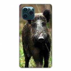Coque Iphone 11 Pro (6,1") chasse sanglier bois