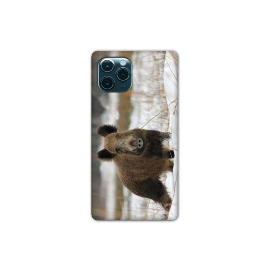 Coque Iphone 11 Pro (6,1") chasse sanglier Neige