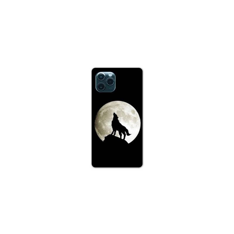 Coque Iphone 11 Pro (6,1") Loup Noir