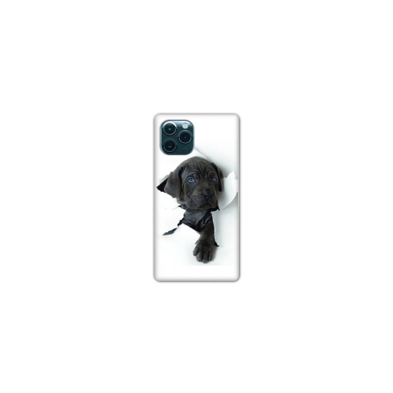 Coque Iphone 11 Pro (6,1") Chien noir