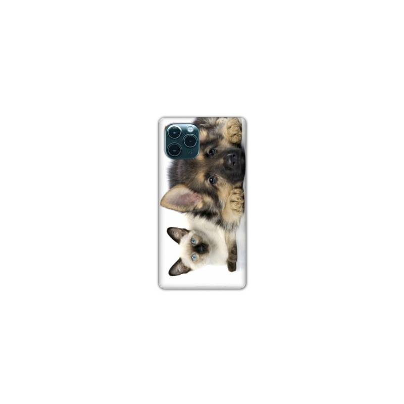 Coque Iphone 11 Pro (6,1") Chien vs chat
