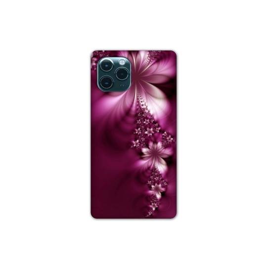 Coque Iphone 11 Pro (6,1") fleur violette montante