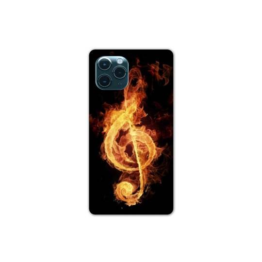Coque Iphone 11 Pro (6,1") Musique clé sol feu N