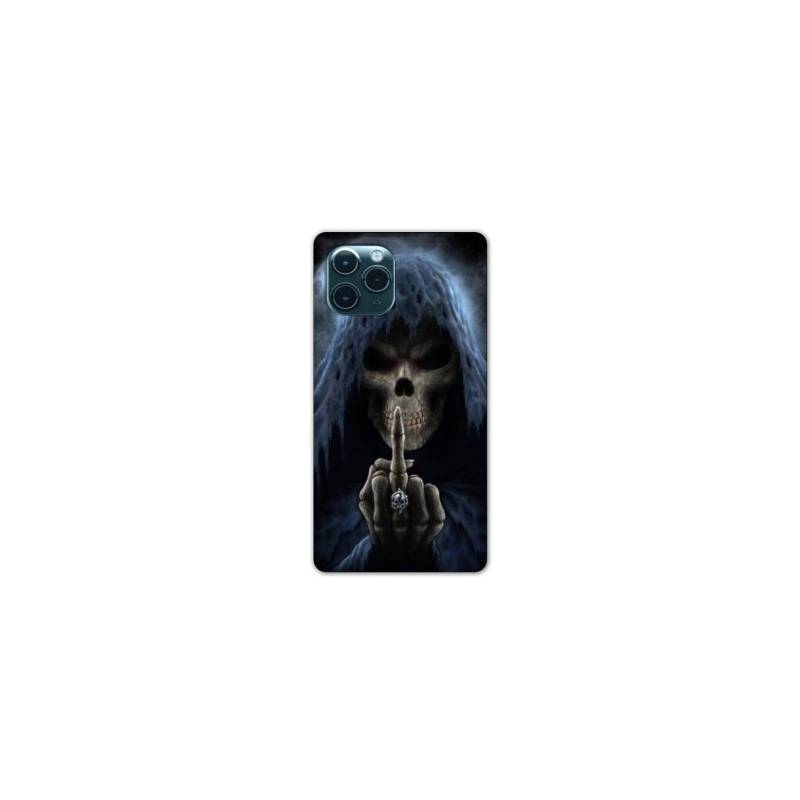 Coque Iphone 11 Pro (6,1") tete de mort Doigt