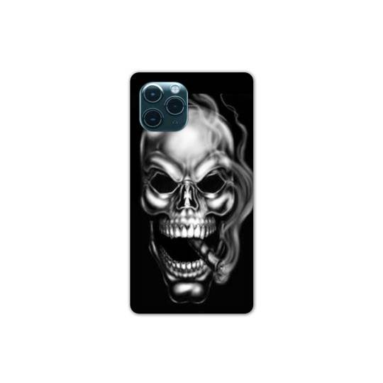 Coque Iphone 11 Pro (6,1") tete de mort Fume