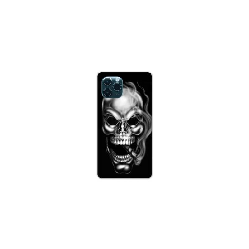 Coque Iphone 11 Pro (6,1") tete de mort Fume