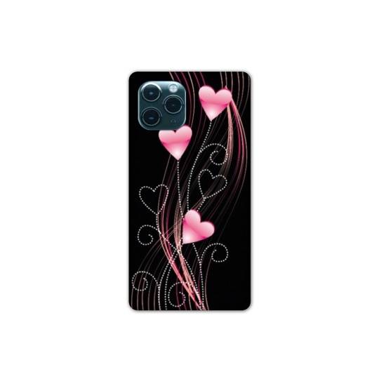 Coque Iphone 11 Pro (6,1") Cœur rose Montant