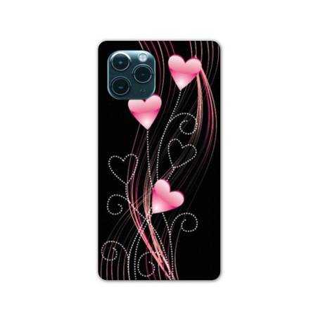 Coque Iphone 11 Pro (6,1") Cœur rose Montant