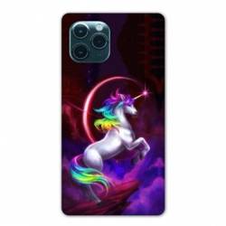 Coque Iphone 11 Pro Max (6,5") Licorne Arc en ciel