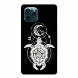 Coque Iphone 11 Pro Max (6,5") Animaux Maori Tortue noir