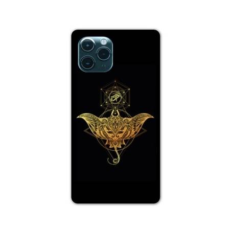Coque Iphone 11 Pro Max (6,5") Animaux Maori Raie noir