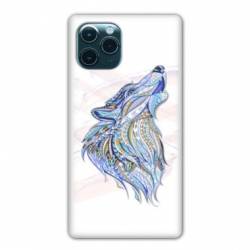 Coque Iphone 11 Pro Max (6,5") Ethniques Loup Color