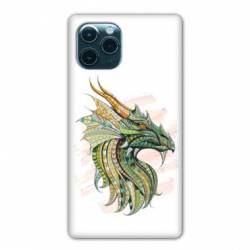 Coque Iphone 11 Pro Max (6,5") Ethniques Dragon Color