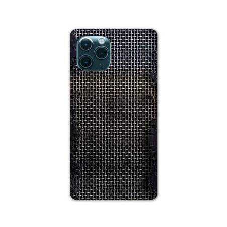 Coque Iphone 11 Pro Max (6,5") Texture metal