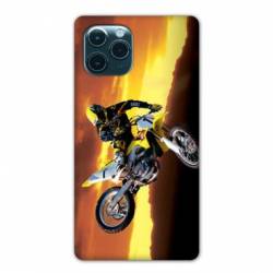 Coque Iphone 11 Pro Max (6,5") Moto Cross Noir