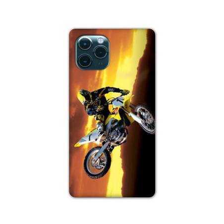 Coque Iphone 11 Pro Max (6,5") Moto Cross Noir