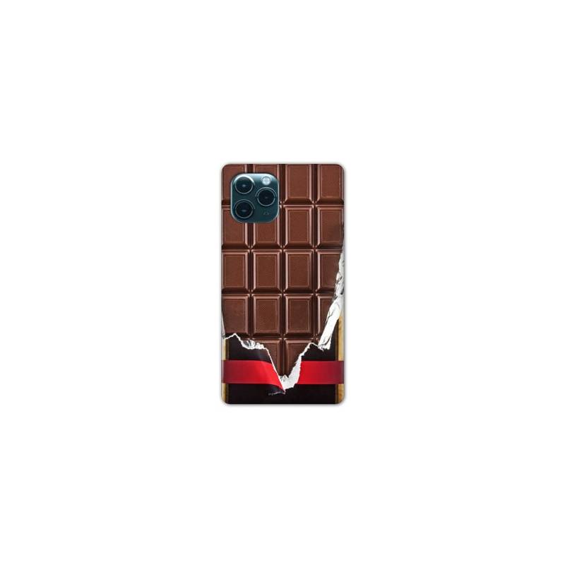 Coque Iphone 11 Pro Max (6,5") Trompe œil chocolat