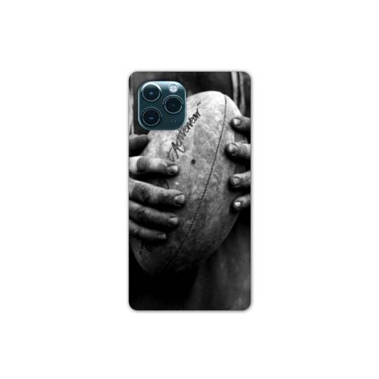 Coque Iphone 11 Pro Max (6,5") Rugby ballon vintage