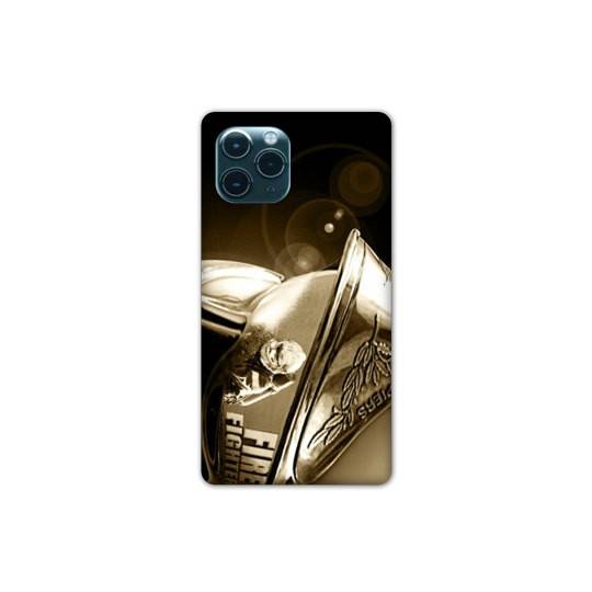 Coque Iphone 11 Pro Max (6,5") pompier casque vintage