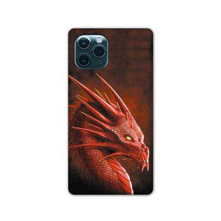 Coque Iphone 11 Pro Max (6,5") Dragon Rouge