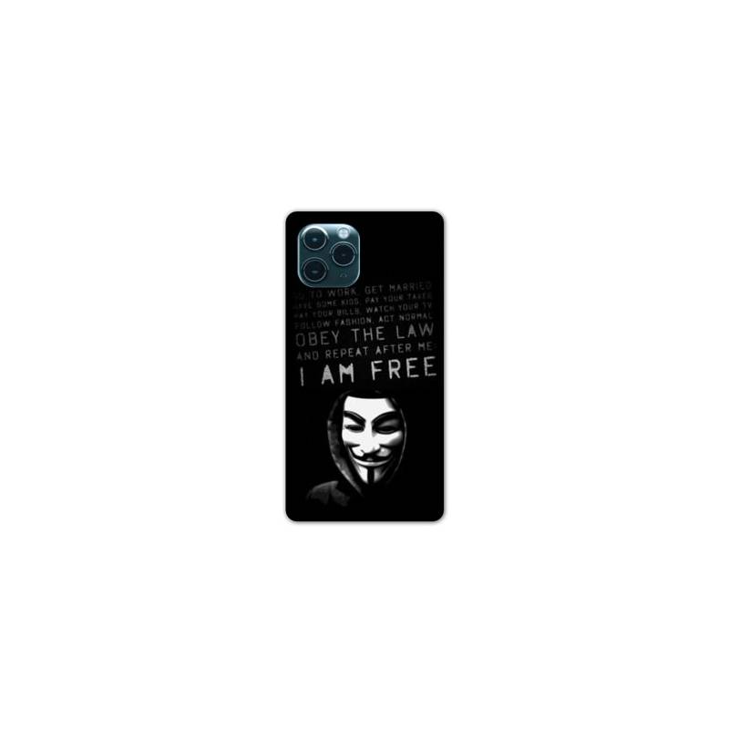 Coque Iphone 11 Pro Max (6,5") Anonymous I am free