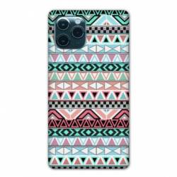Coque Iphone 11 Pro Max (6,5") motifs Aztec azteque turquoise