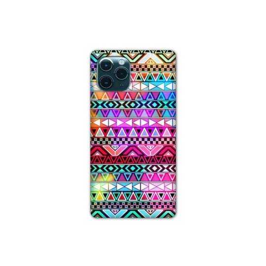 Coque Iphone 11 Pro Max (6,5") motifs Aztec azteque rouge