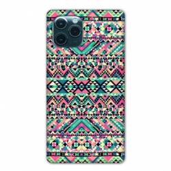 Coque Iphone 11 Pro Max (6,5") motifs Aztec azteque rose