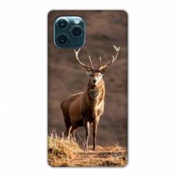 Coque Iphone 11 Pro Max (6,5") chasse chevreuil Blanc