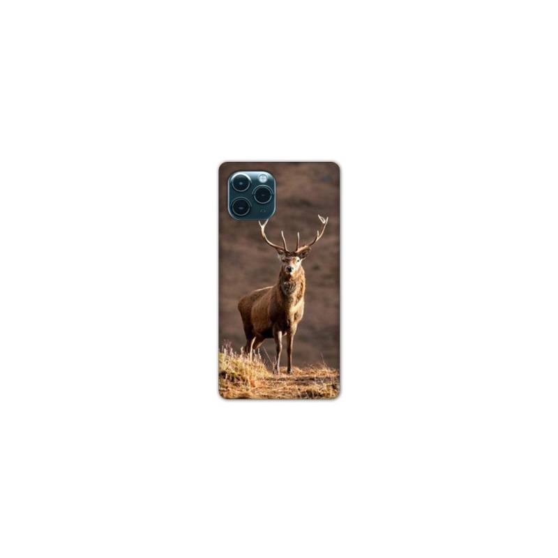 Coque Iphone 11 Pro Max (6,5") chasse chevreuil Blanc