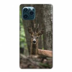 Coque Iphone 11 Pro Max (6,5") chasse chevreuil Bois