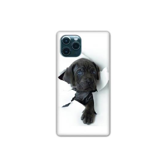 Coque Iphone 11 Pro Max (6,5") Chien noir