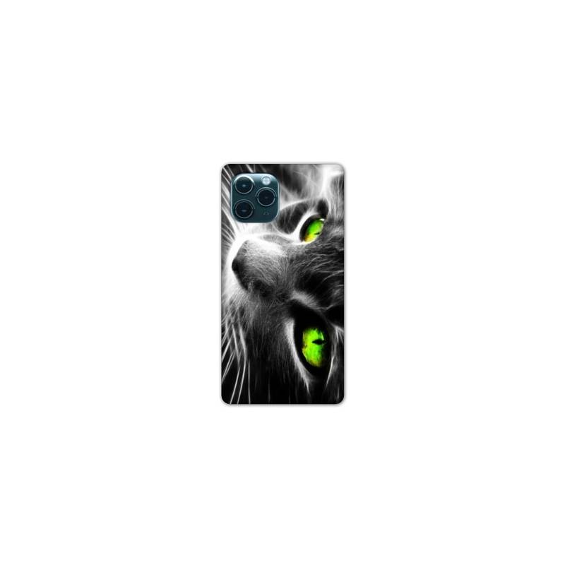 Coque Iphone 11 Pro Max (6,5") Chat Vert