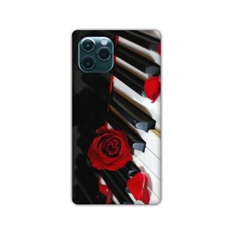 Coque Iphone 11 Pro Max (6,5") Musique Rose Piano