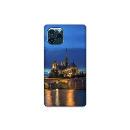 Coque Iphone 11 Pro Max (6,5") France Notre Dame Paris night