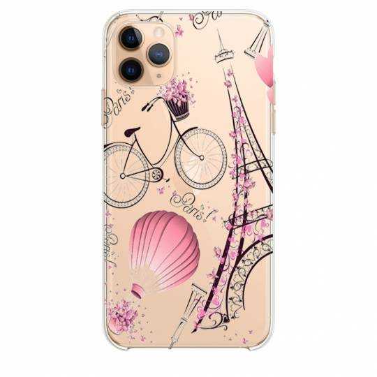 Coque transparente Iphone 11 (5,8") Paris mongolfiere